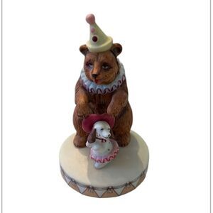 Vintage 1983 Wallace Berrie Circus Royale #9611 Bear with Dog EVC